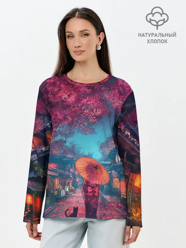 Фестиваль сакуры кот и гейша