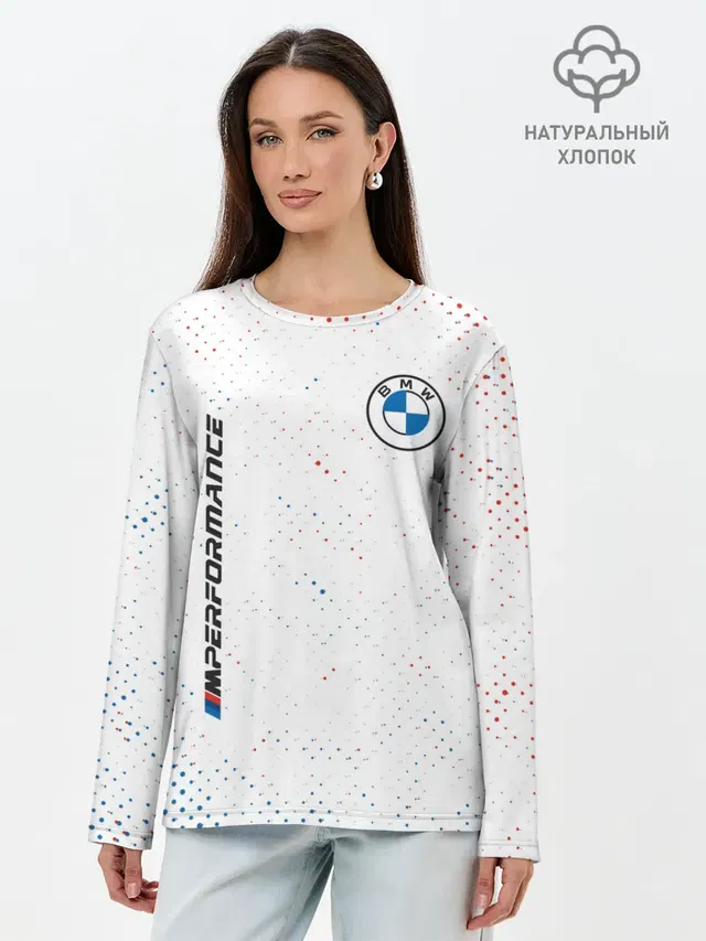 Лонгслив женский с принтом «BMW»
