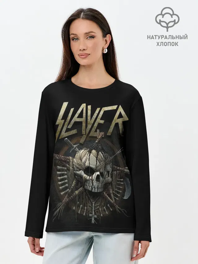 Лонгслив женский с принтом «Slayer»