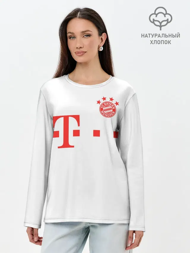 Лонгслив женский с принтом «21 — FC Bayern M?nchen 20/21»