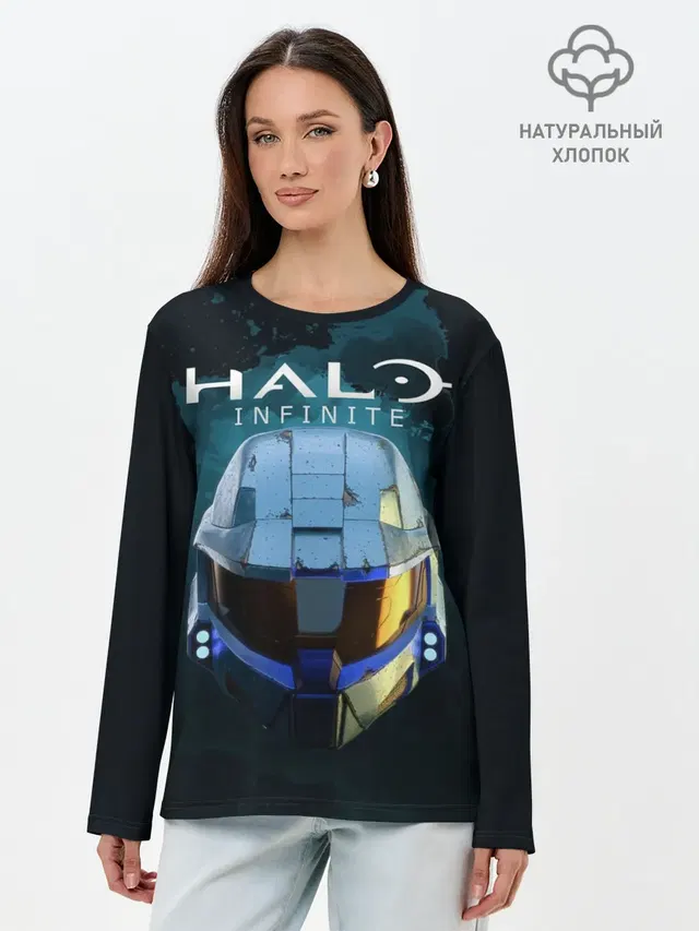 Лонгслив женский с принтом «Halo — Halo Infinite»