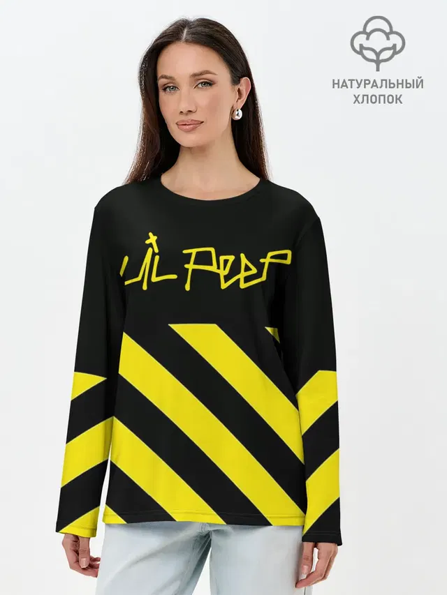 Лонгслив женский. Хлопок
