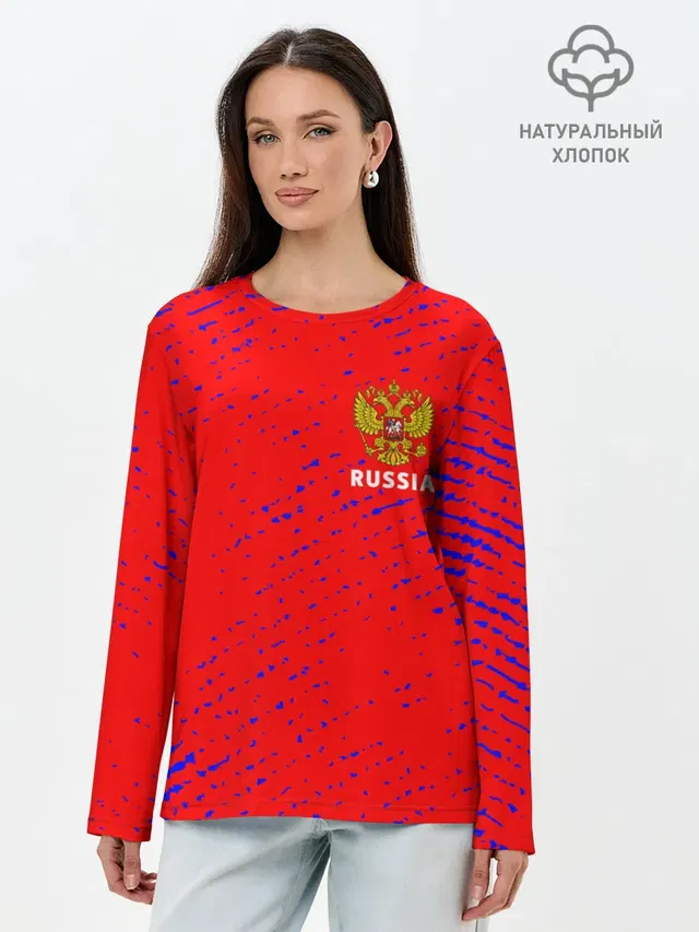 Лонгслив женский. Хлопок