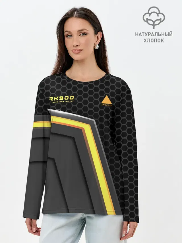 Лонгслив женский с принтом «CyberLife — Android RK900»