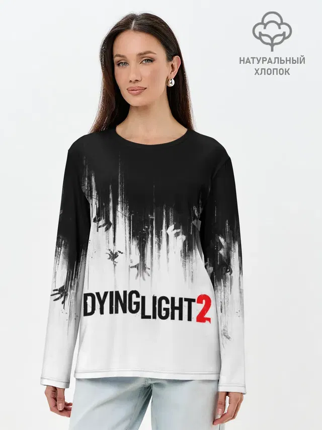 Лонгслив женский с принтом «Dying Light — Dying Light 2»