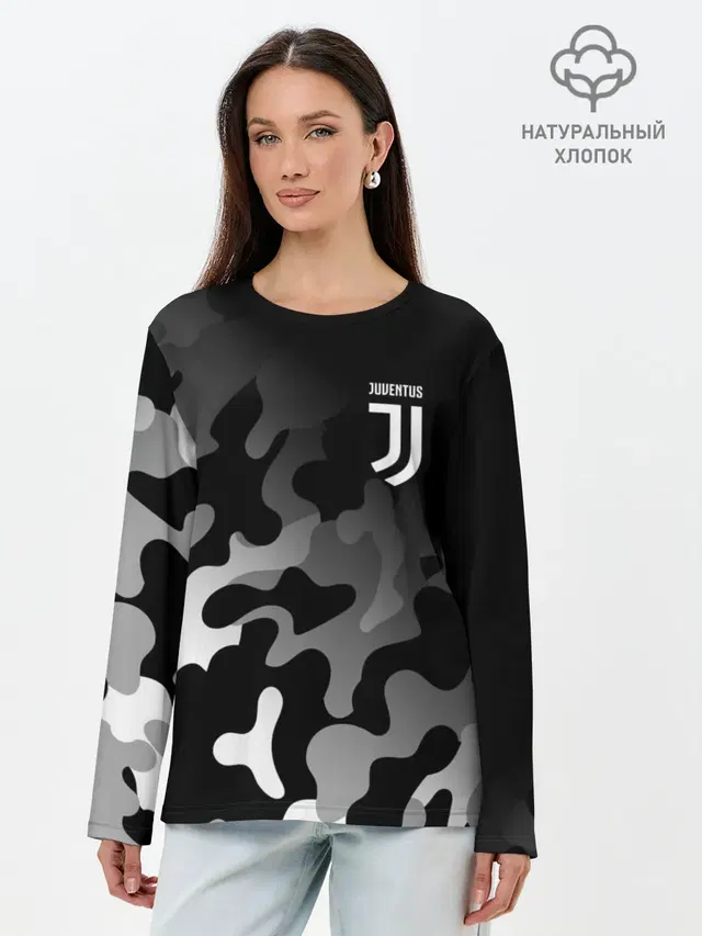 Лонгслив женский. Хлопок