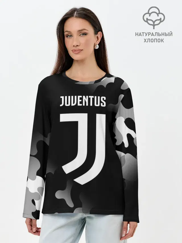Лонгслив женский. Хлопок