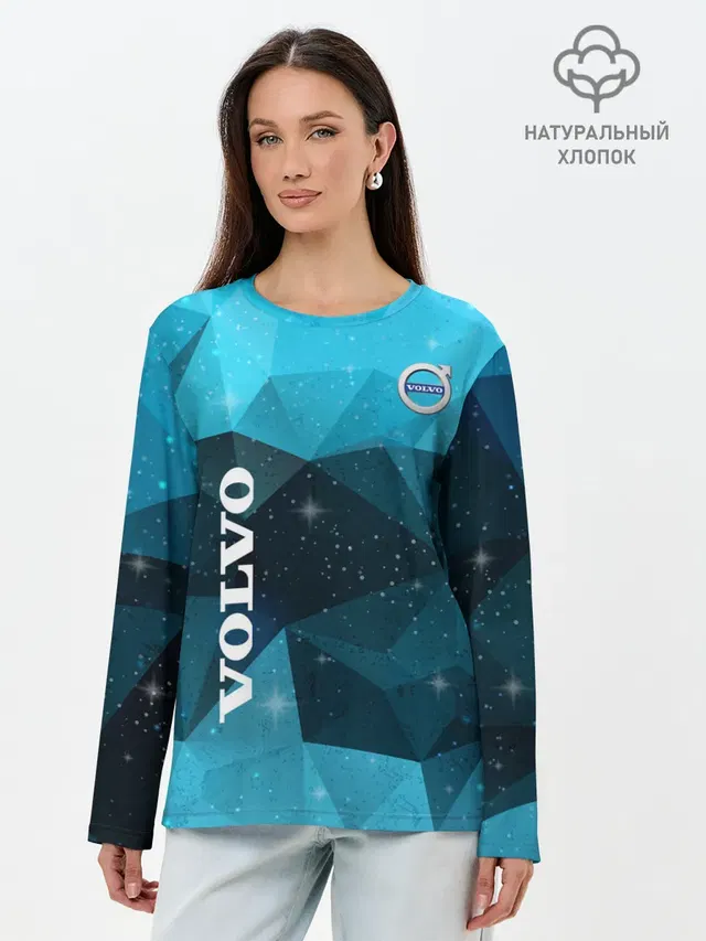 Лонгслив женский. Хлопок