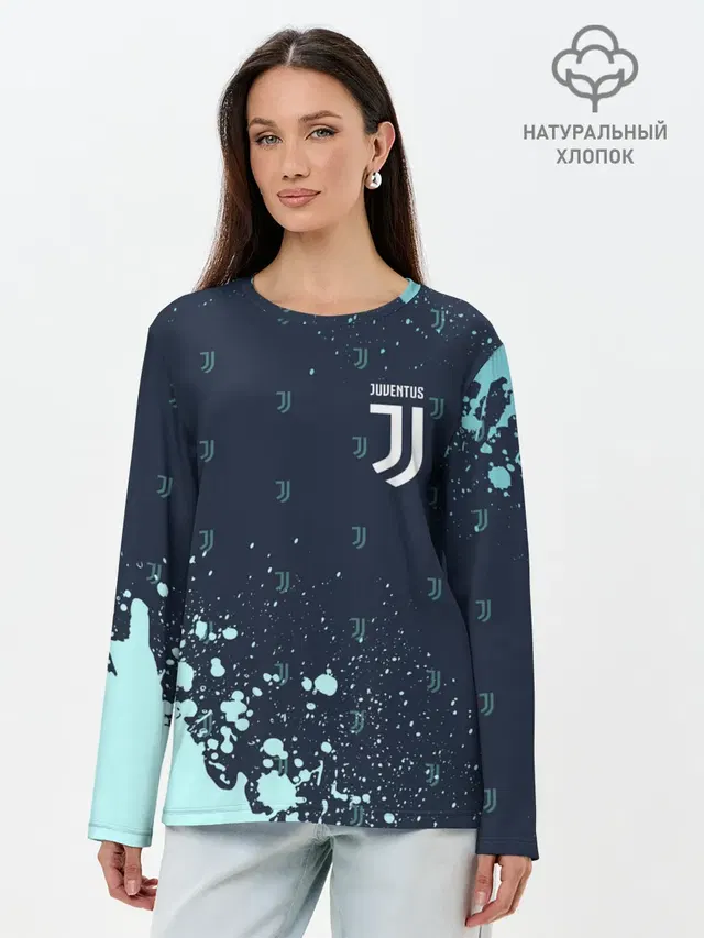 Лонгслив женский. Хлопок