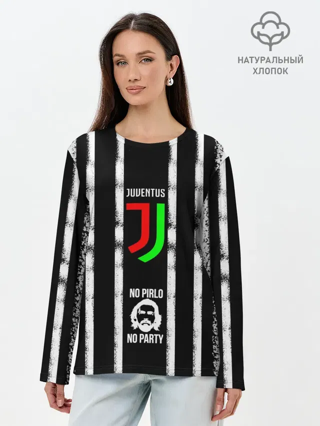Лонгслив женский. Хлопок