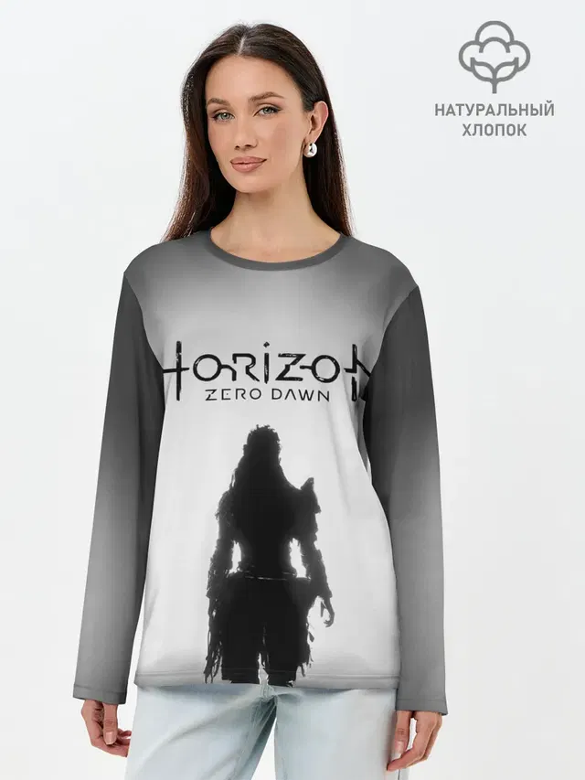 Лонгслив женский с принтом «Horizon Zero Dawn»