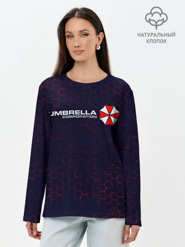 Лонгслив женский. Хлопок