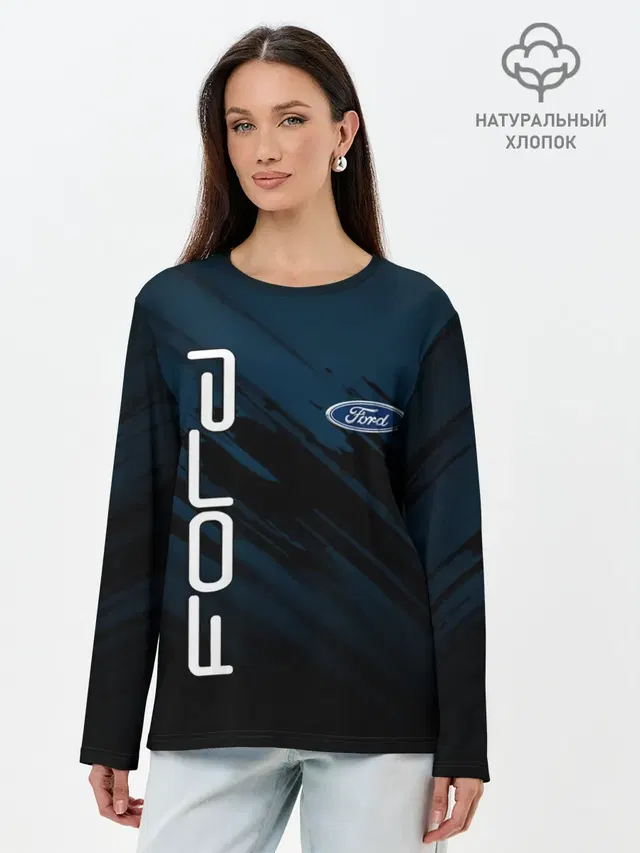 Лонгслив женский с принтом «Ford»