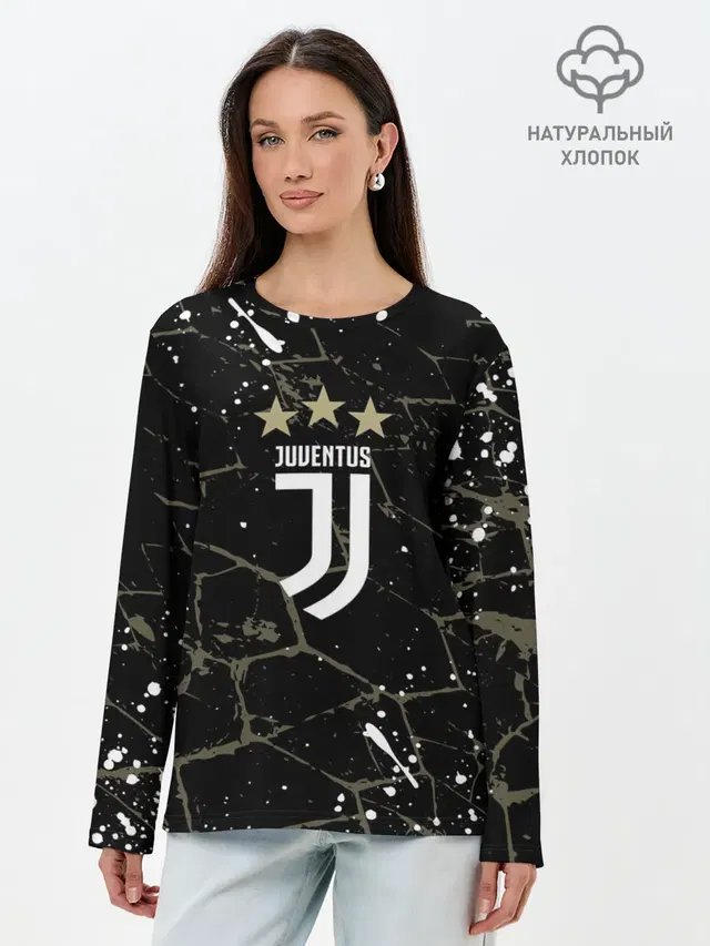 Лонгслив женский. Хлопок