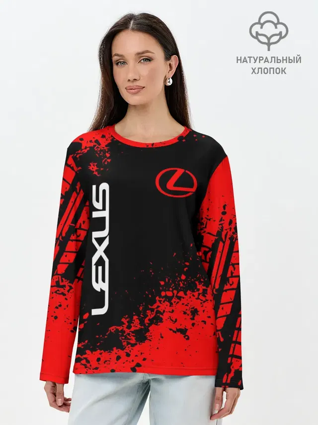 Лонгслив женский с принтом «Lexus»