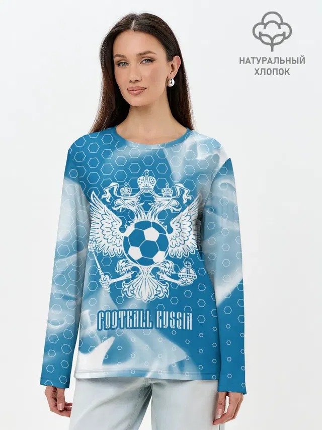 Лонгслив женский. Хлопок