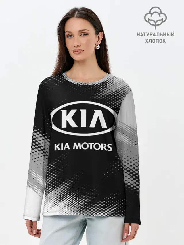 Лонгслив женский с принтом «KIA»