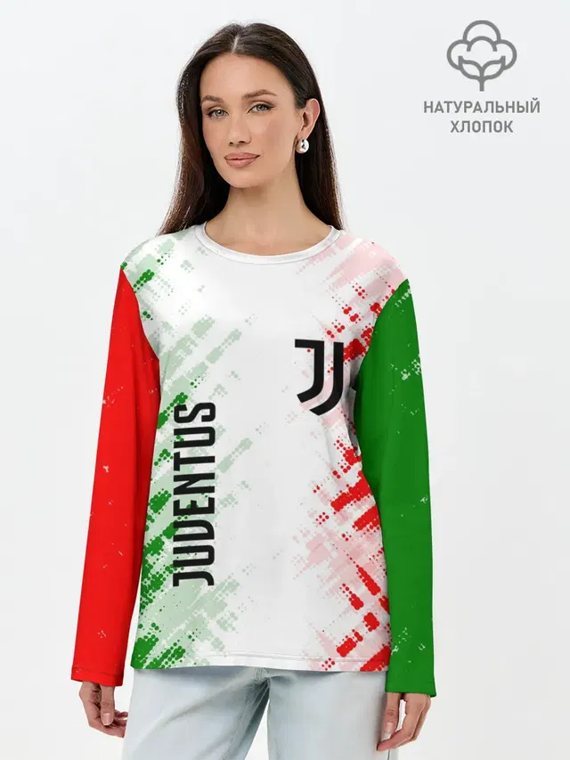Лонгслив женский. Хлопок