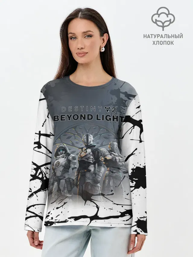 Лонгслив женский с принтом «Destiny — Destiny 2: Beyond Light»