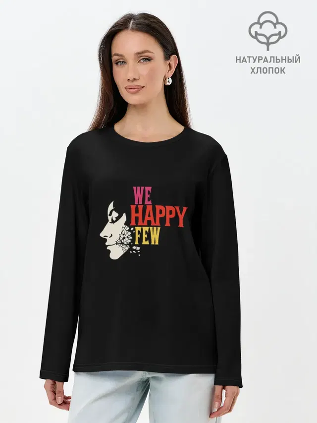 Лонгслив женский с принтом «Разные игры — We Happy few»