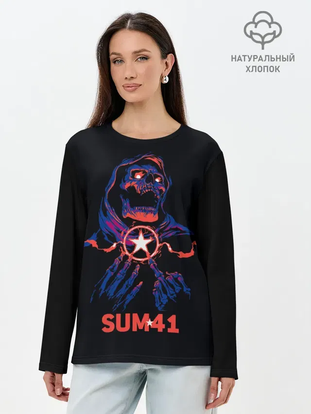 Лонгслив женский с принтом «Sum41»