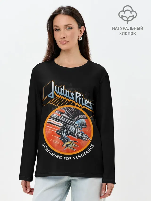Лонгслив женский с принтом «The Metal Bird»