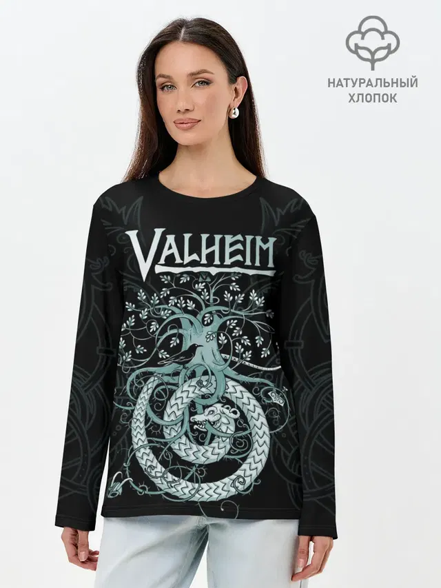 Лонгслив женский с принтом «Valheim»