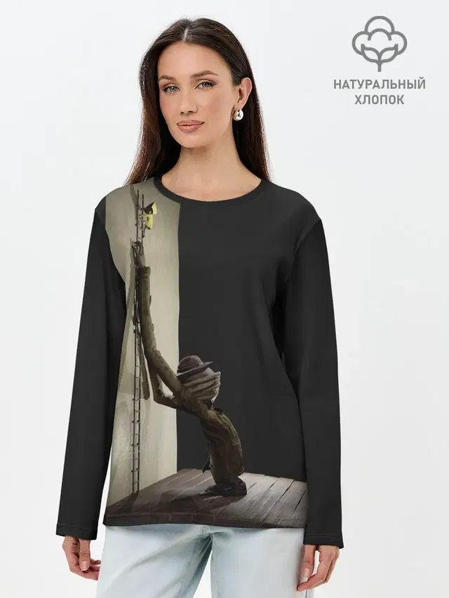 Лонгслив женский с принтом «Little Nightmares Постер»