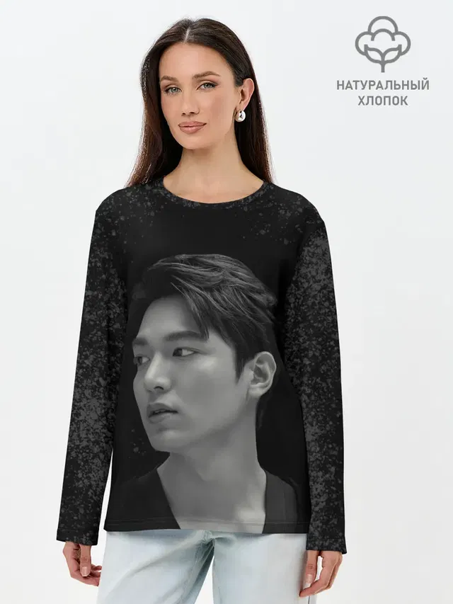 Лонгслив женский с принтом «Дорамы — Ли Мин Хо | Lee Min Ho»