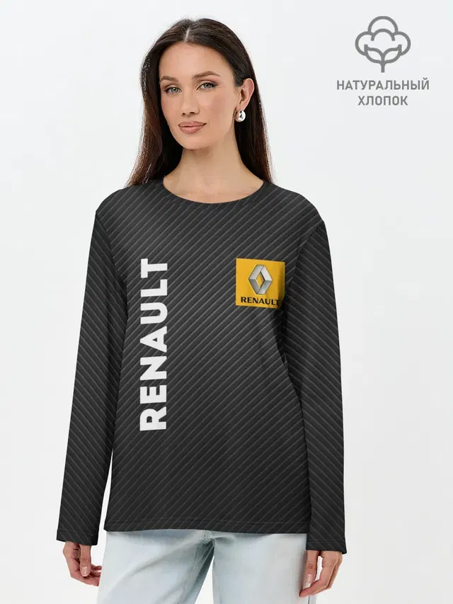 Лонгслив женский с принтом «Renault»