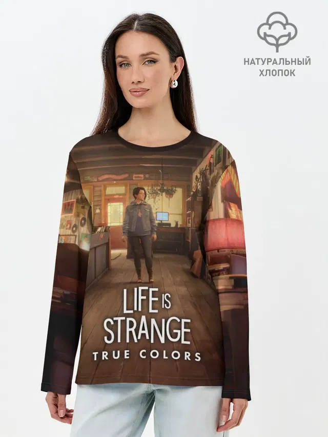 Лонгслив женский с принтом «Alex Chen — Life Is Strange True Colors»