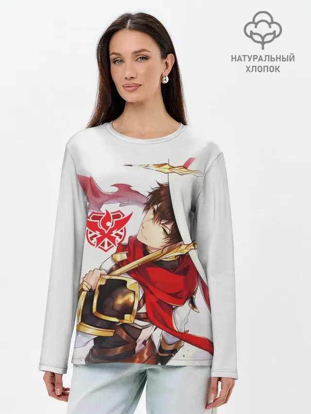 Лонгслив женский с принтом «Аватар короля — Ye Xiu The Kings Avatar»