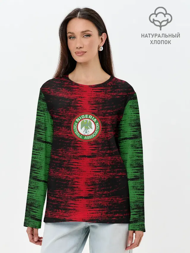 Лонгслив женский. Хлопок