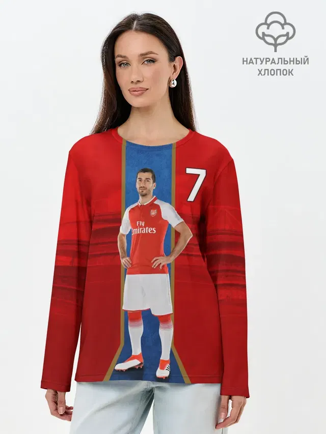 Лонгслив женский. Хлопок