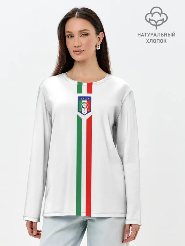 Лонгслив женский. Хлопок