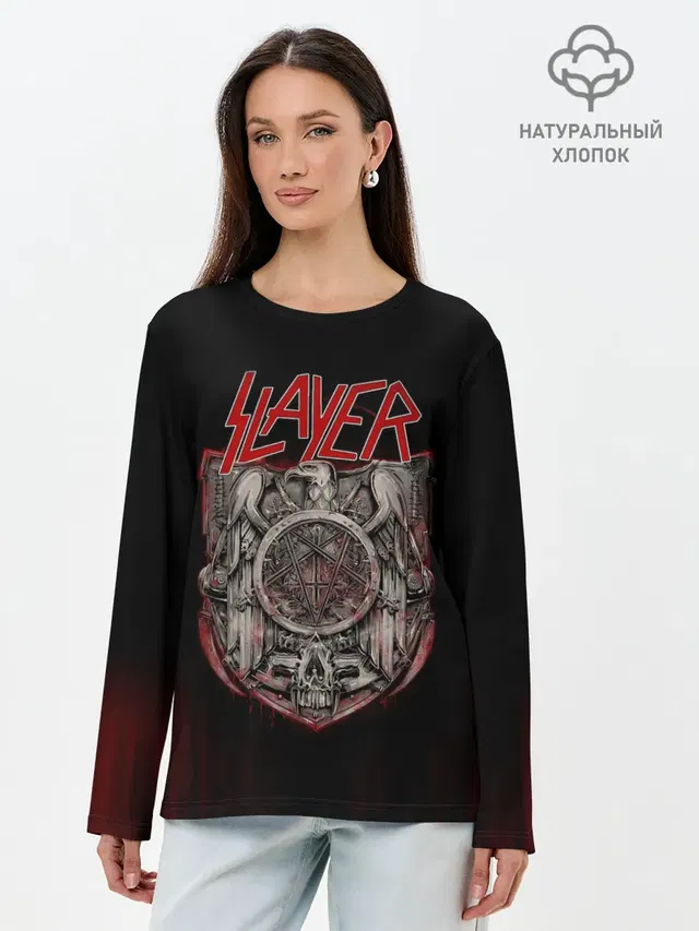 Лонгслив женский с принтом «Slayer»