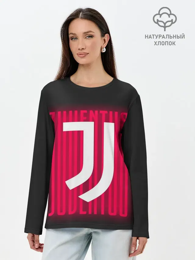 Лонгслив женский. Хлопок