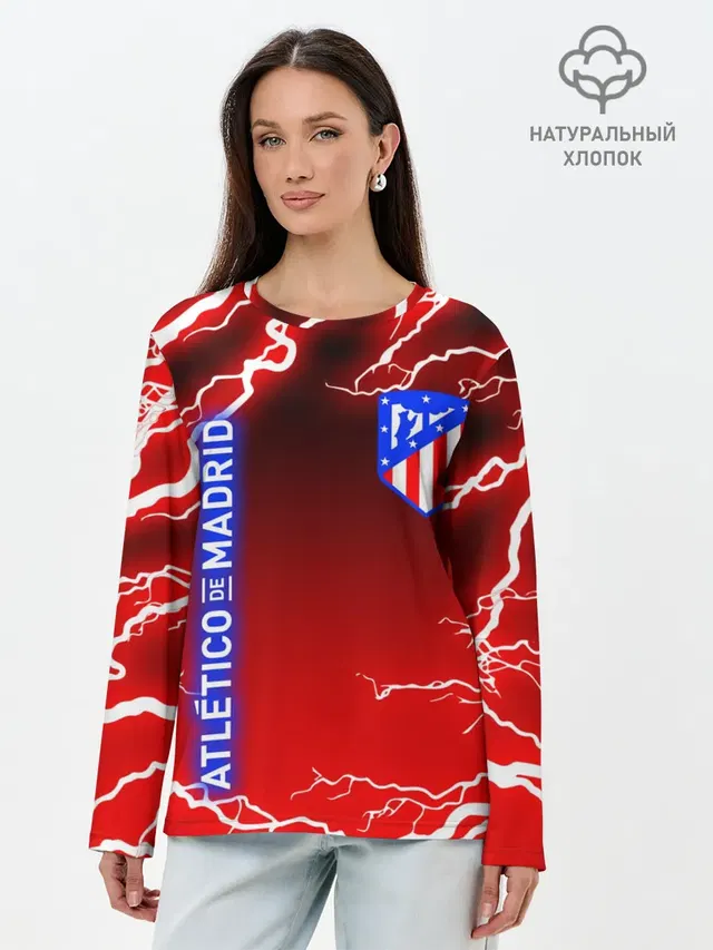 Лонгслив женский. Хлопок