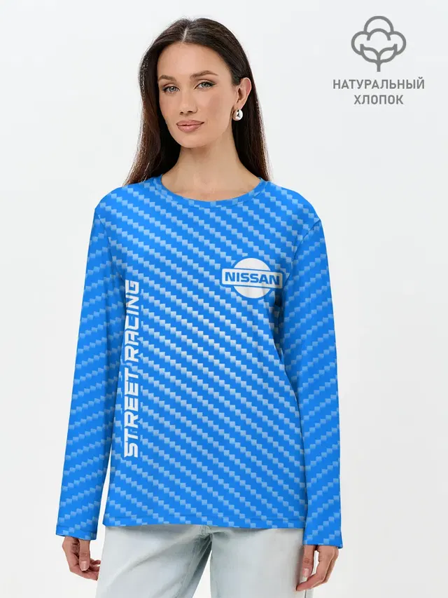 Лонгслив женский. Хлопок