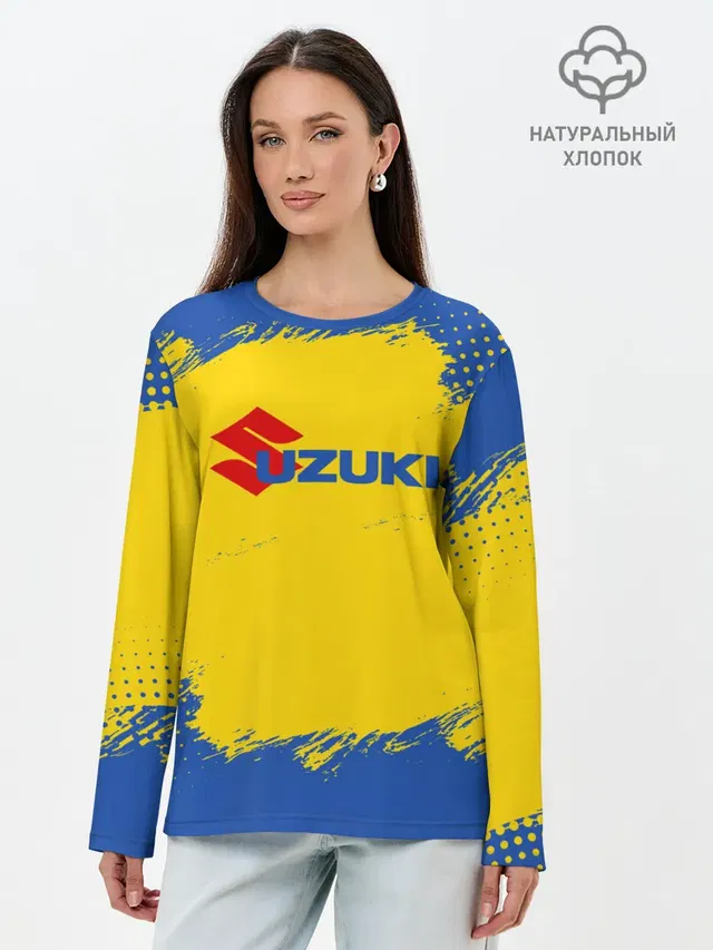 Лонгслив женский. Хлопок