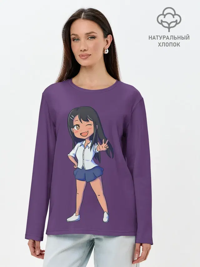 Лонгслив женский с принтом «Ms. Nagatoro»