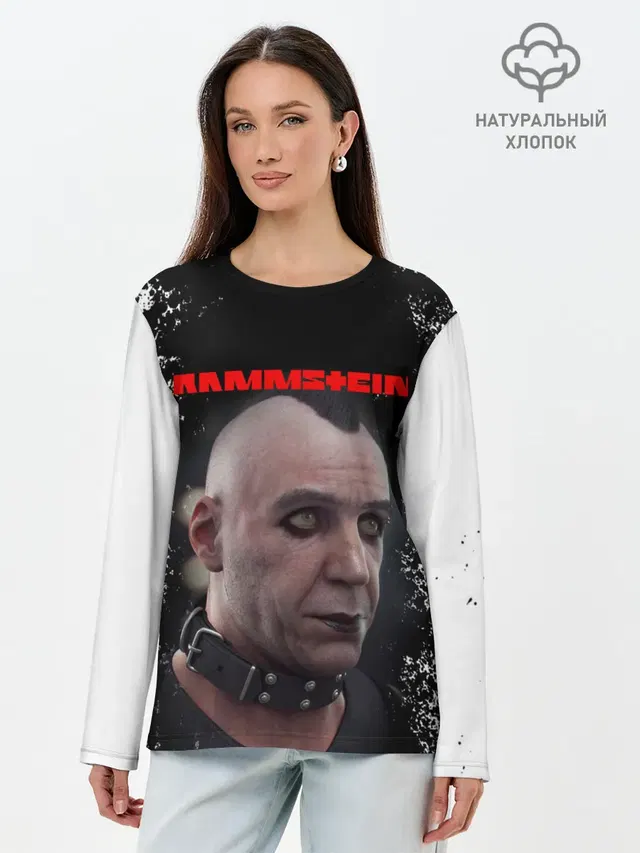 Лонгслив женский. Хлопок