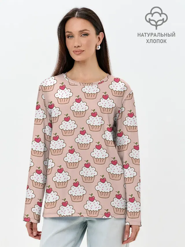 Вишенка на кексе