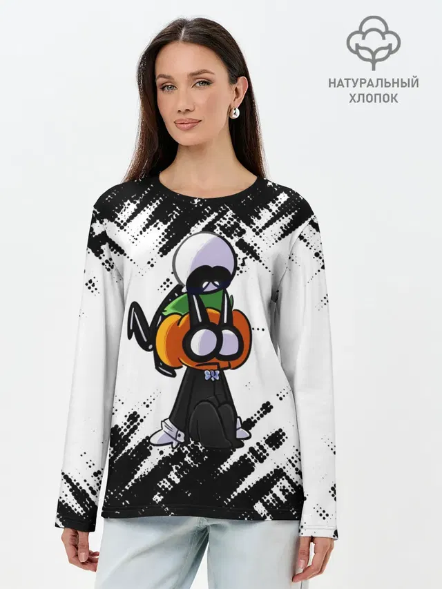 Лонгслив женский с принтом «Скид и Памп FNF»