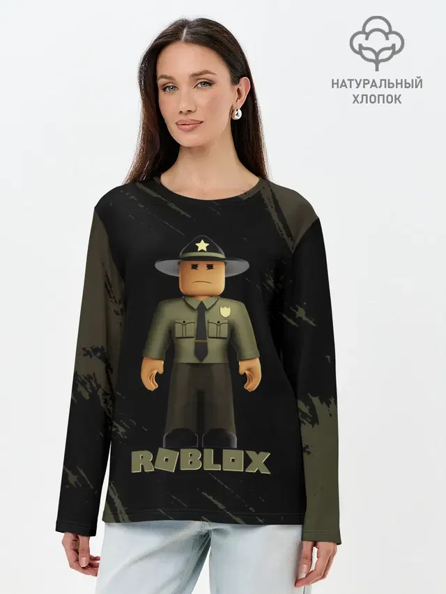 Лонгслив женский. Хлопок