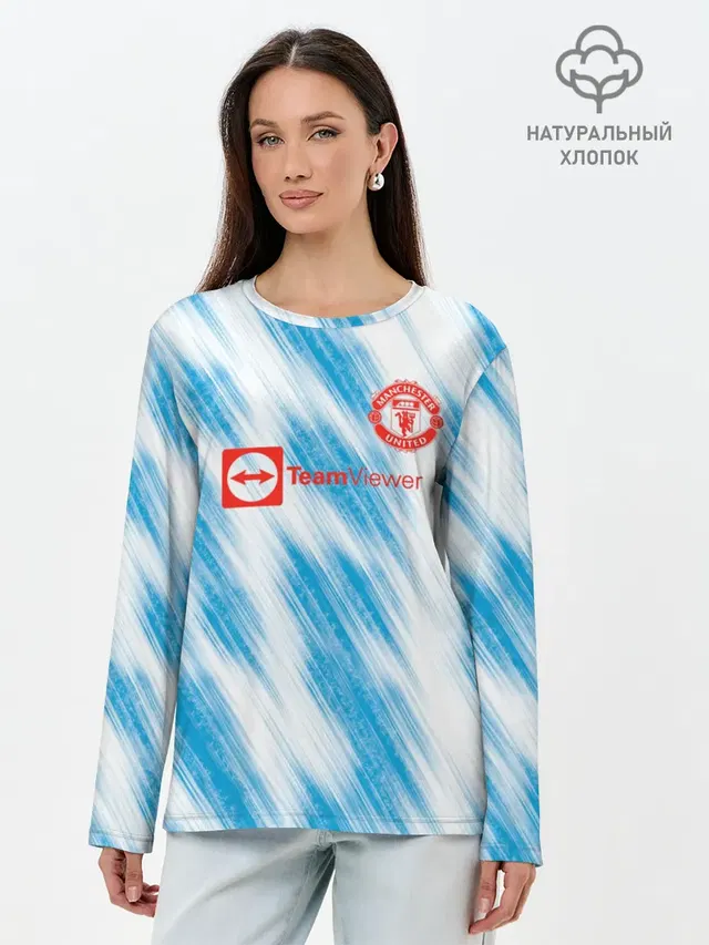 Лонгслив женский. Хлопок