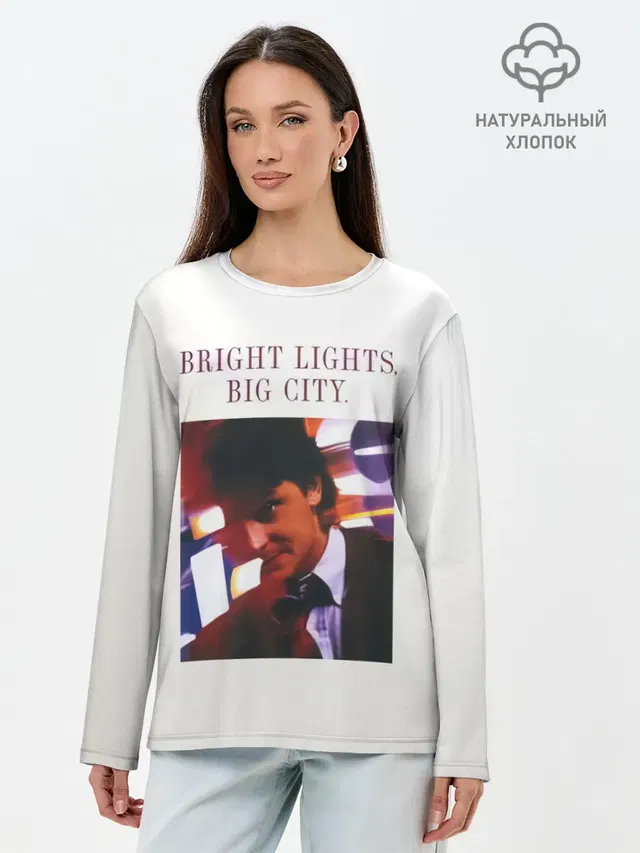 Лонгслив женский с принтом «Depeche Mode — Bright Lights, Big City - Depeche Mode»