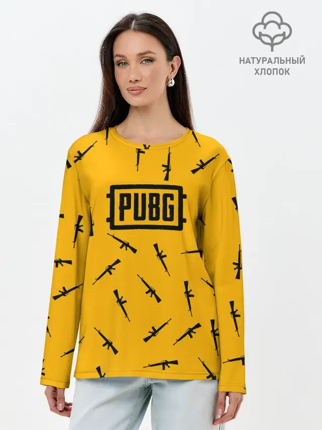 Лонгслив женский. Хлопок