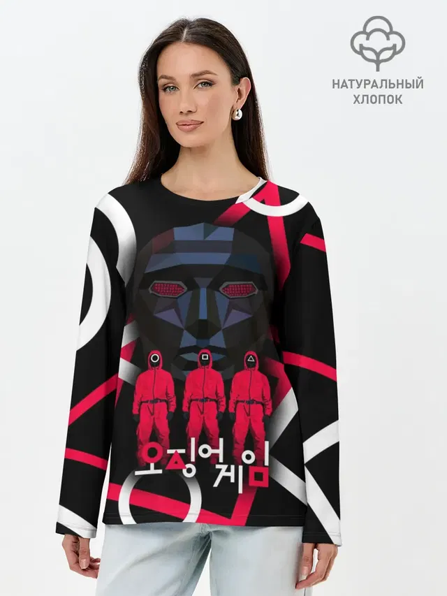 Игра в кальмара -маска ведущего