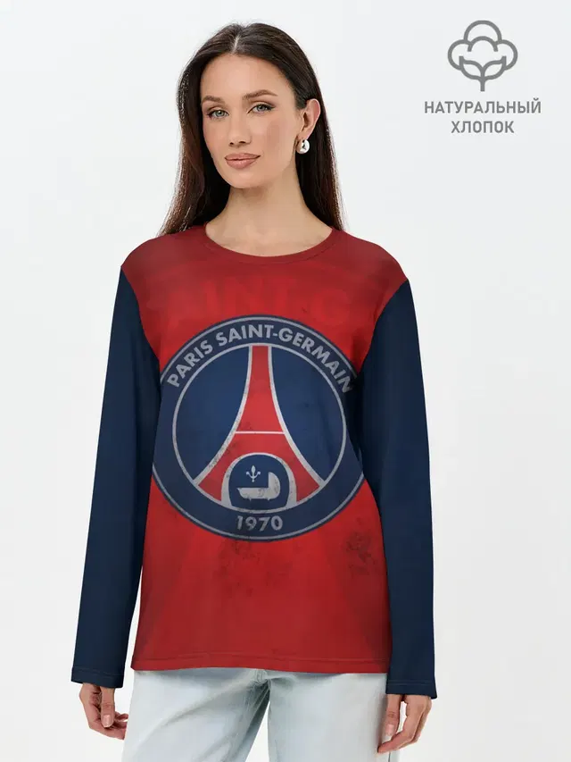 Лонгслив женский с принтом «Paris Saint-Germain»